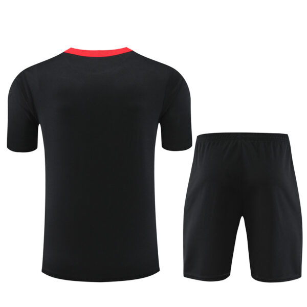 Portugal 2024-25 Black Short Sleeve Training Kit - Image 2