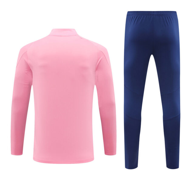 Arsenal 2024-25 Pink Half Zip Long Sleeve Training Kit - Image 2