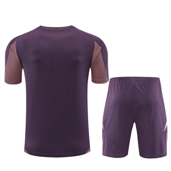 Arsenal 2024-25 Purple Short Sleeve Training Kit - Image 2