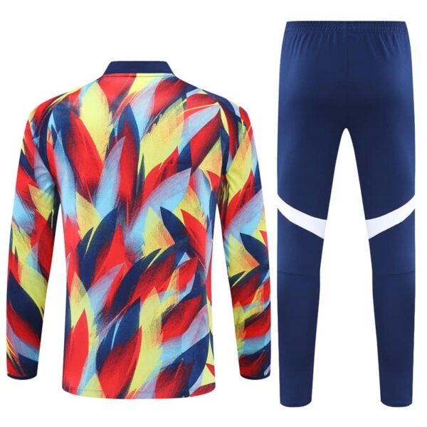 Arsenal 2025-26 Yellow Red (Camo Edition) Half Zip Long Sleeve Training Kit - Image 2