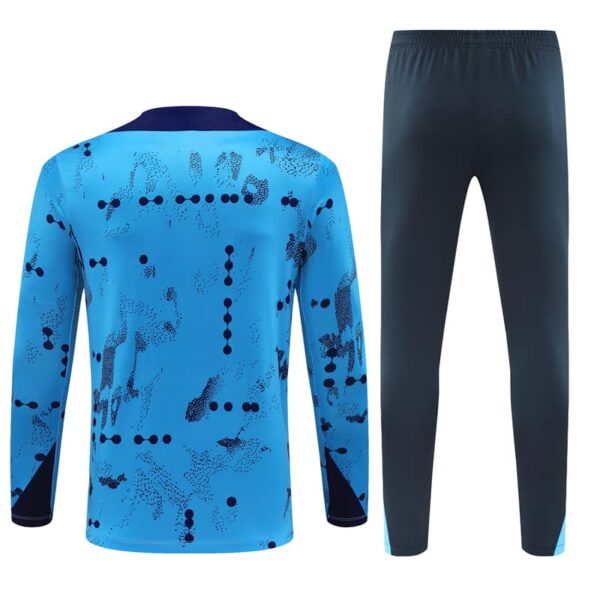 Chelsea 2024-25 Light Blue (Camo Edition) Half Zip Long Sleeve Training Kit - Image 2