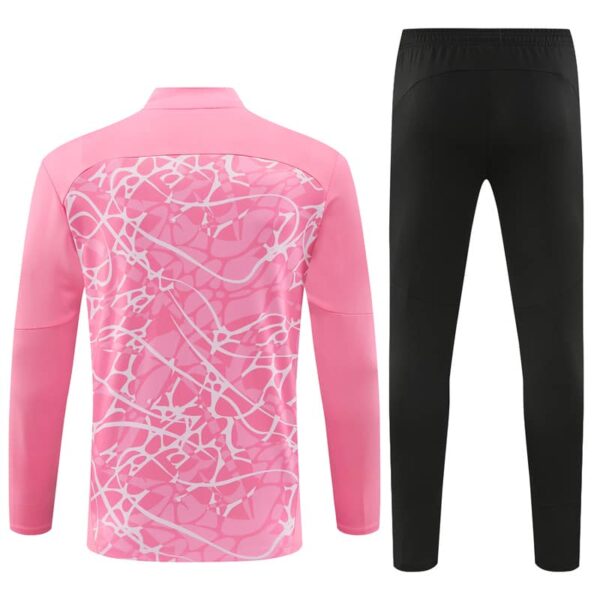 Manchester City 2024-25 Pink (Camo Edition) Half Zip Long Sleeve Training Kit - Image 2