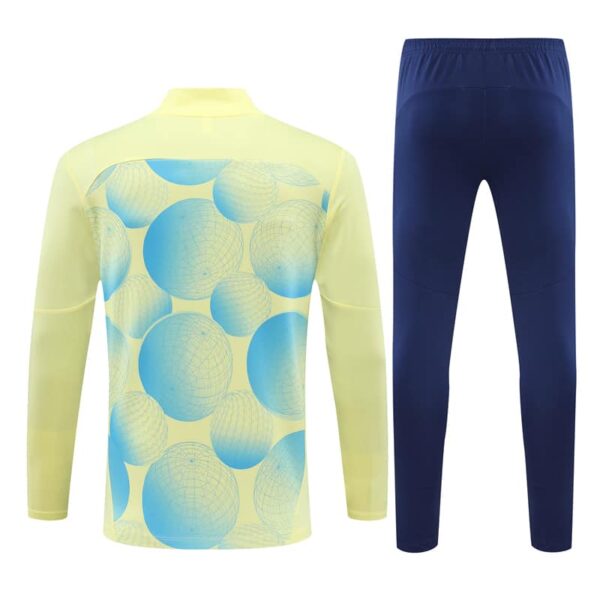 Manchester City 2024-25 Light Yellow (Camo Edition) Half Zip Long Sleeve Training Kit - Image 2