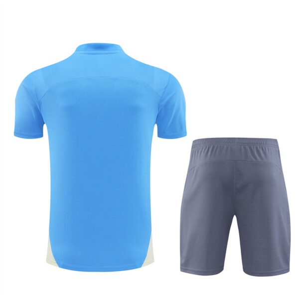 Manchester City 2024-25 Light Blue Short Sleeve Training Kit - Image 2