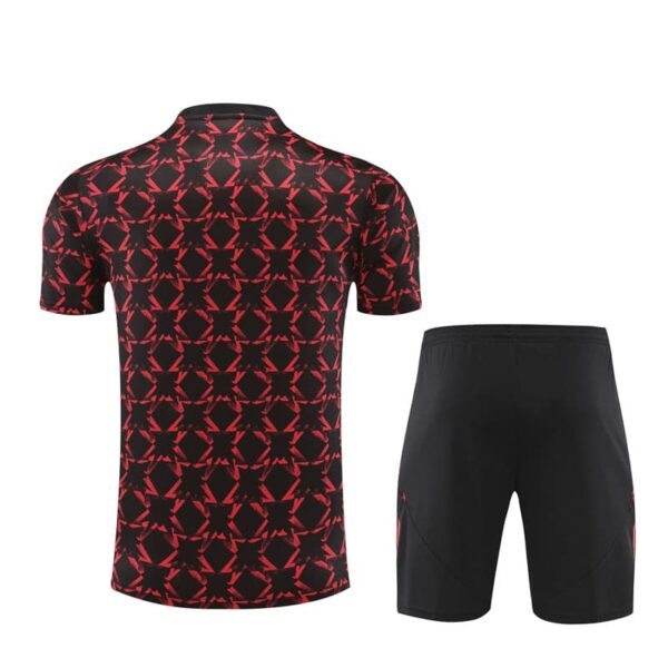 Manchester United 2024-25 Red Black (Camo Edition) Short Sleeve Training Kit - Image 2