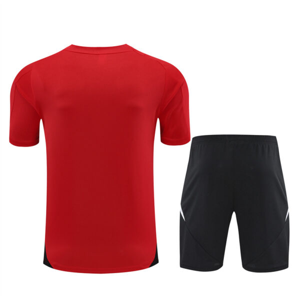 Manchester United 2024-25 Red Short Sleeve Training Kit - Image 2