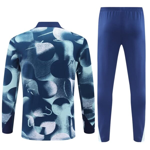 Tottenham Hotspur 2024-25 Royal Blue (Camo Edition) Half Zip Long Sleeve Training Kit - Image 2