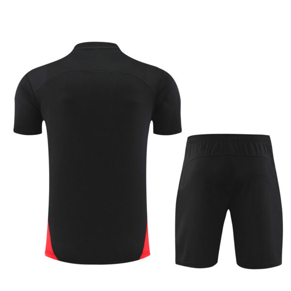 AC Milan 2024-25 Black Short Sleeve Training Kit - Image 2