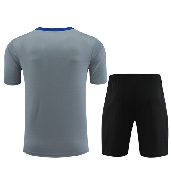 Inter Milan 2024-25 Grey Short Sleeve Training Kit - Image 2