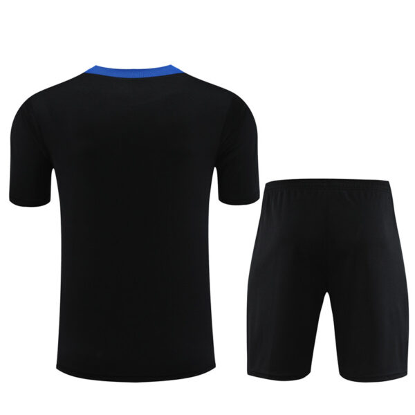 Inter Milan 2024-25 Black Short Sleeve Training Kit - Image 2