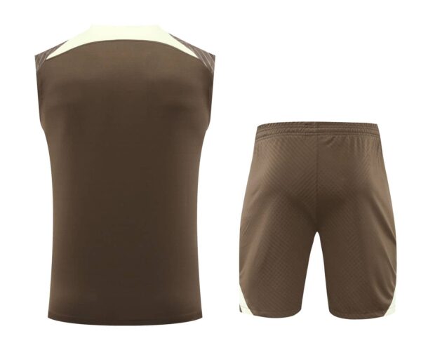 Corinthians 2024-25 Brown Cream Vest Training Kit - Image 2