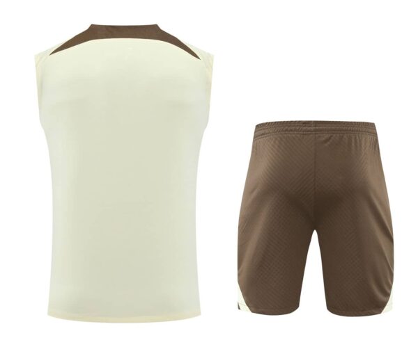 Corinthians 2024-25 Cream Brown Vest Training Kit - Image 2