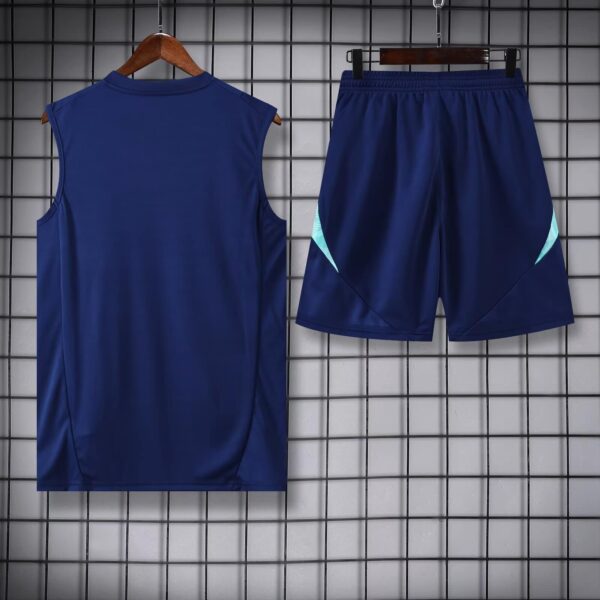Flamengo 2025-26 Navy Blue Vest Training Kit - Image 2