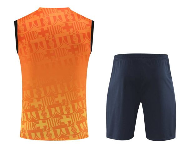 Barcelona 2024-25 Orange Vest Training Kit - Image 2