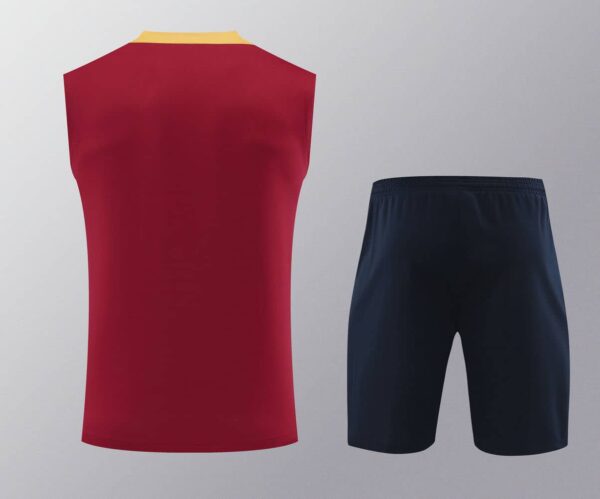 Barcelona 2024-25 Red and Yellow Vest Training Kit - Image 2