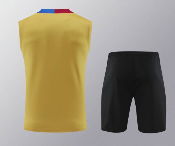 Barcelona 2024-25 Yellow Vest Training Kit - Image 2