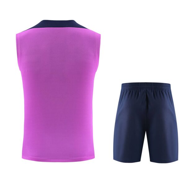 Barcelona 2025-26 Purple and Blue Vest Training Kit - Image 2