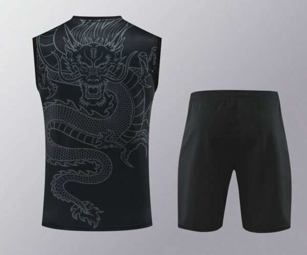 Real Madrid 2024-25 Grey Dragon Vest Training Kit - Image 2