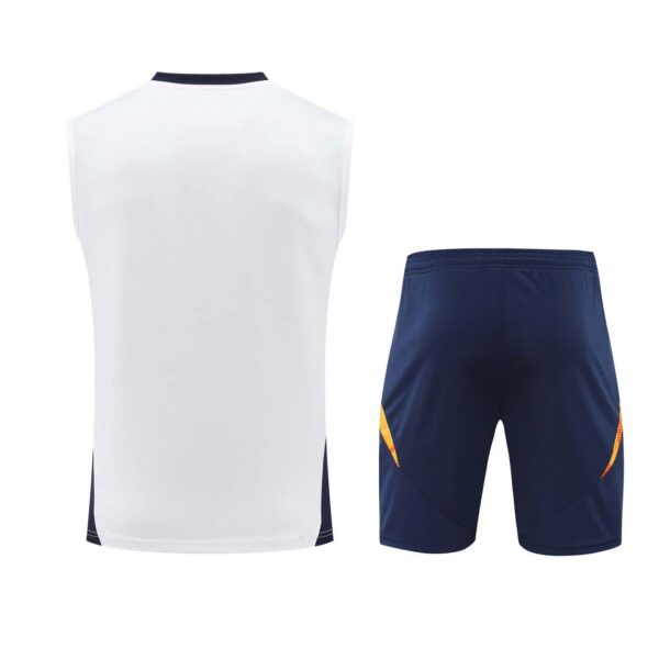 Real Madrid 2024-25 White Vest Training Kit - Image 2