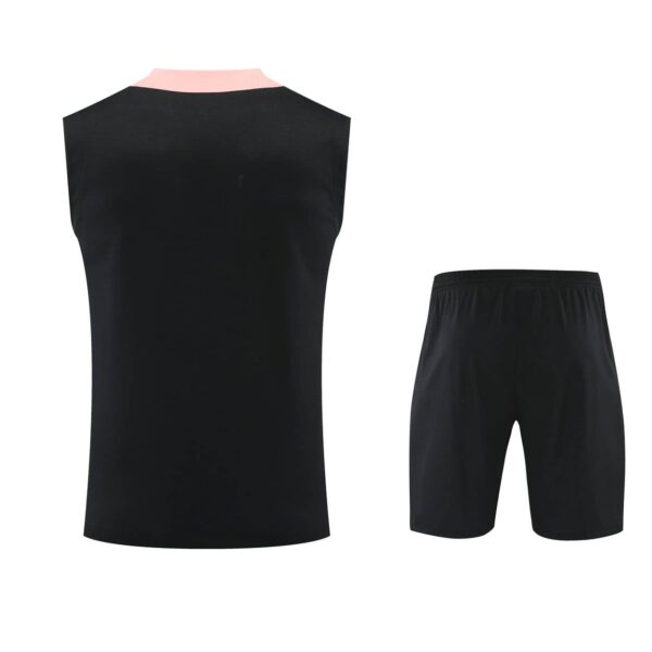 PSG 2025-26 Black Pink Vest Training Kit - Image 2