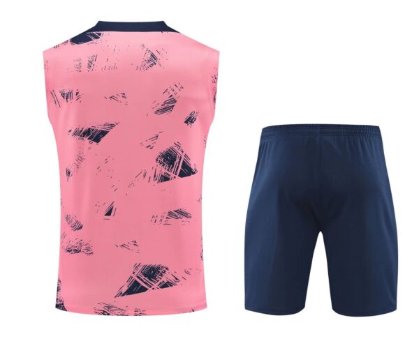 PSG Jordan 2024-25 Pink Navy (Pattern Edition) Vest Training Kit - Image 2
