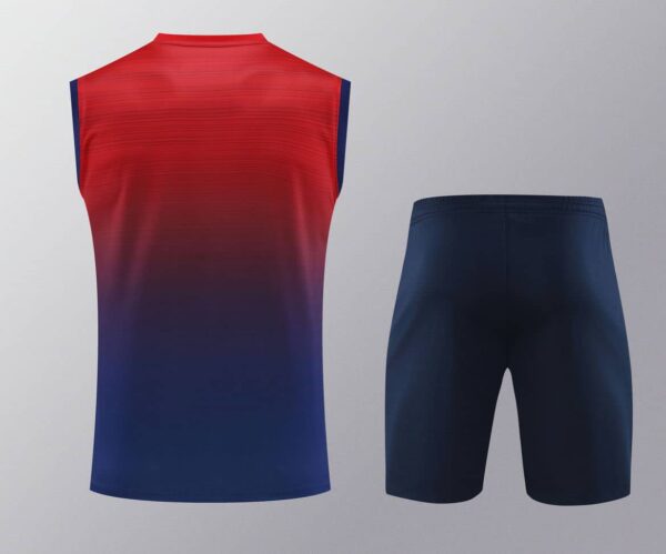 PSG Jordan 2024-25 Red Navy (Gradient Edition) Vest Training Kit - Image 2