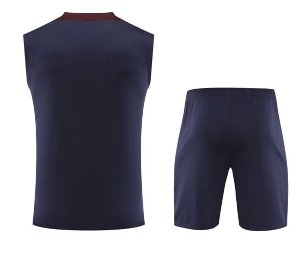 England 2024-25 Navy Maroon Vest Training Kit - Image 2