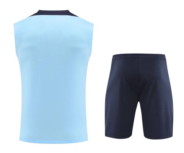 France 2025-26 Light Blue and Black Vest Training Kit - Image 2
