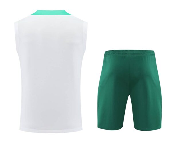 Portugal 2024-25 White & Green Vest Training Kit - Image 2