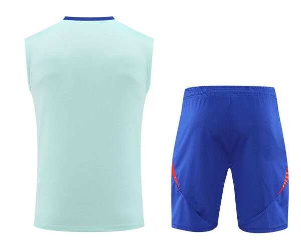 Spain 2024-25 Sky Blue Vest Training Kit - Image 2