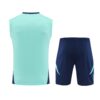 Arsenal 2024-25 Mint Green Vest Training Kit - Image 2