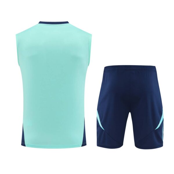 Arsenal 2024-25 Mint Green Vest Training Kit - Image 2