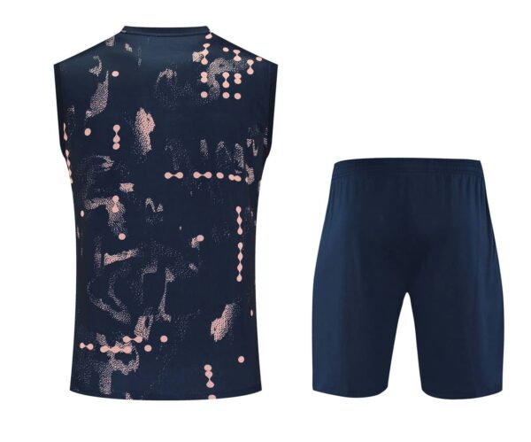 Chelsea 2025-26 Navy Pink Dot Vest Training Kit - Image 2