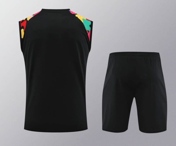 Manchester United 2024-25 Black Rainbow Vest Training Kit - Image 2