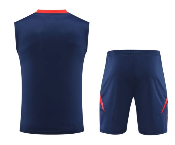 Manchester United 2024-25 Navy Red Vest Training Kit - Image 2