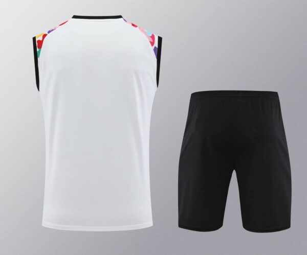 Manchester United 2024-25 White Rainbow Vest Training Kit - Image 2