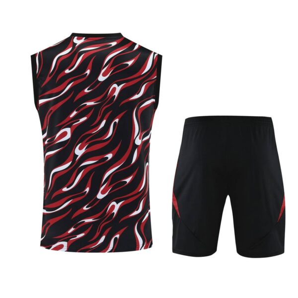 Manchester United 2025-26 Black Flame Vest Training Kit - Image 2