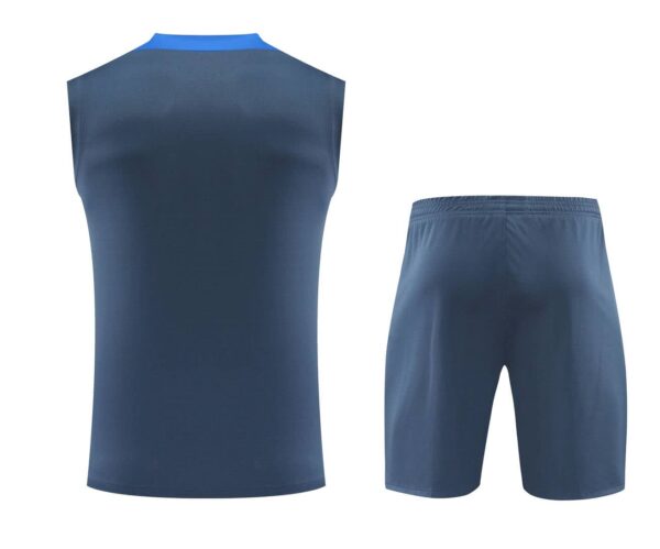 Inter Milan 2024-25 Dark Blue Vest Training Kit - Image 2