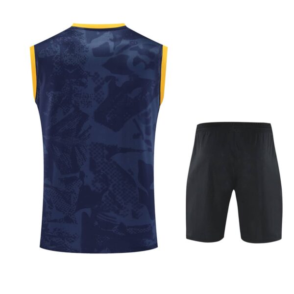 Inter Milan 2025-26 Navy and Yellow Vest Training Kit - Image 2