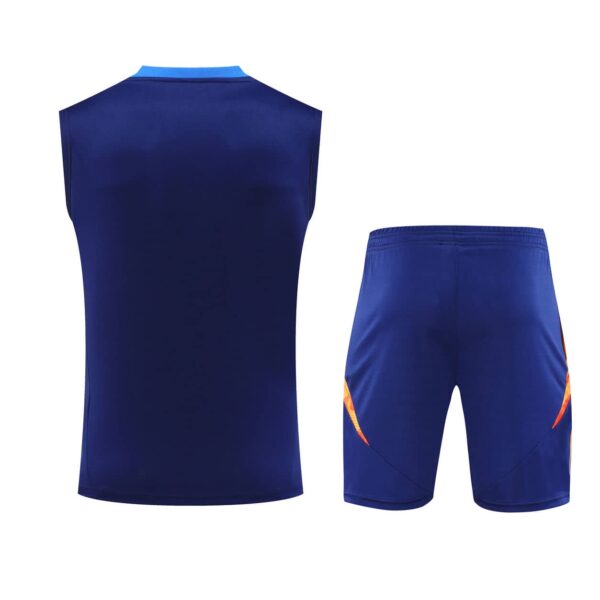 Juventus 2024-25 Navy Orange Vest Training Kit - Image 2
