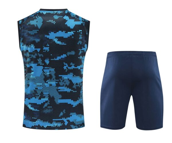 Napoli 2024-25 Camo Blue Vest Training Kit - Image 2