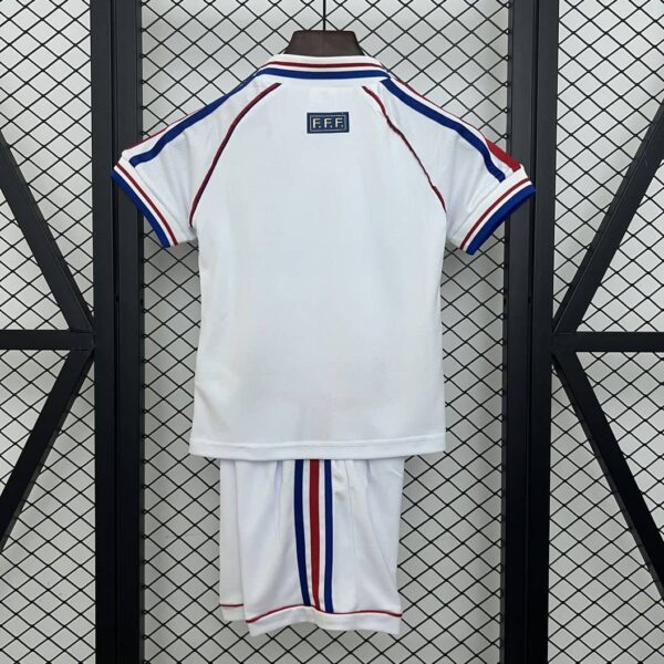 France 1998-99 Away Kids Kit - Image 2