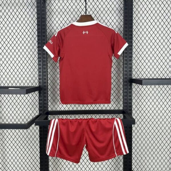 Liverpool 2025-26 Home Kids Kit - Image 2