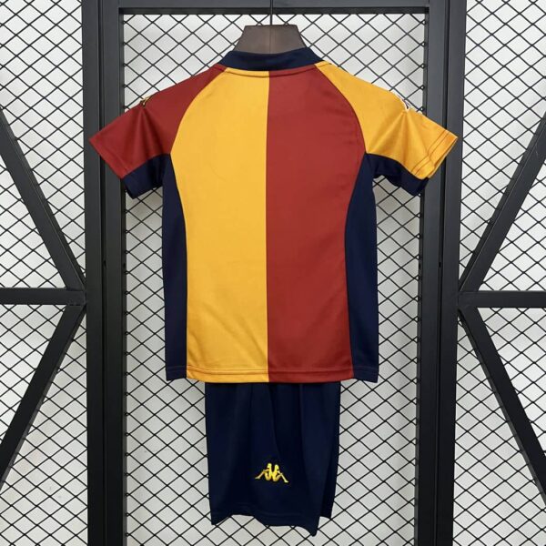 AS Roma 2001-02 Home Kids Kit - Image 2