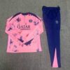 PSG Jordan 2024-25 Pink (Camo Edition) Half Zip Long Sleeve Kids Training Kit - Image 2