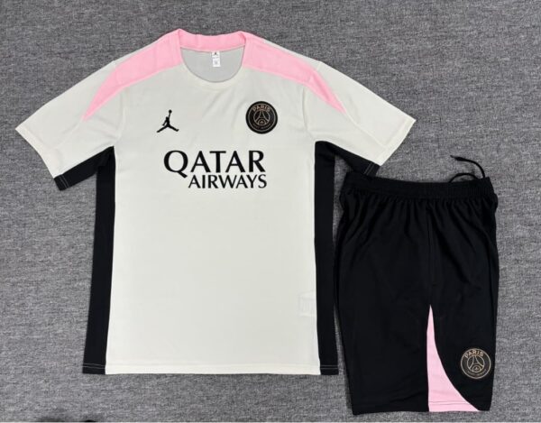 PSG Jordan 2024-25 White Short Sleeve Kids Training Kit - Image 2