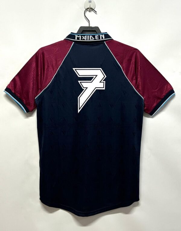 West Ham United 1999-00 Royal Blue Retro Jersey - Image 2