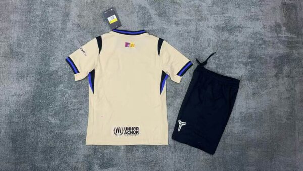 Barcelona 2025-26 Away Kids Kit - Image 2