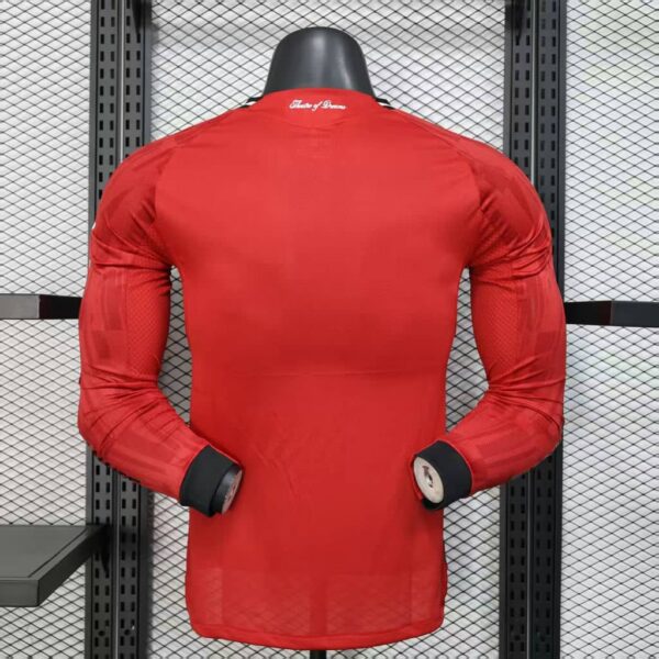 Manchester United 2025-26 Home Long Sleeve Jersey Player Version - Image 2