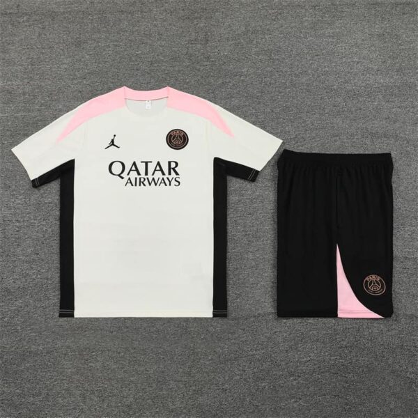 PSG Jordan 2024-25 White Short Sleeve Training Kit - Image 3